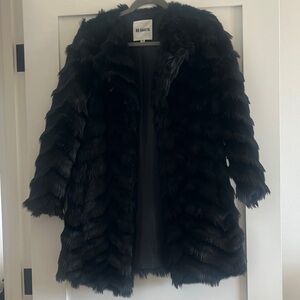 BB Dakota Women's Black Teddy Jacket